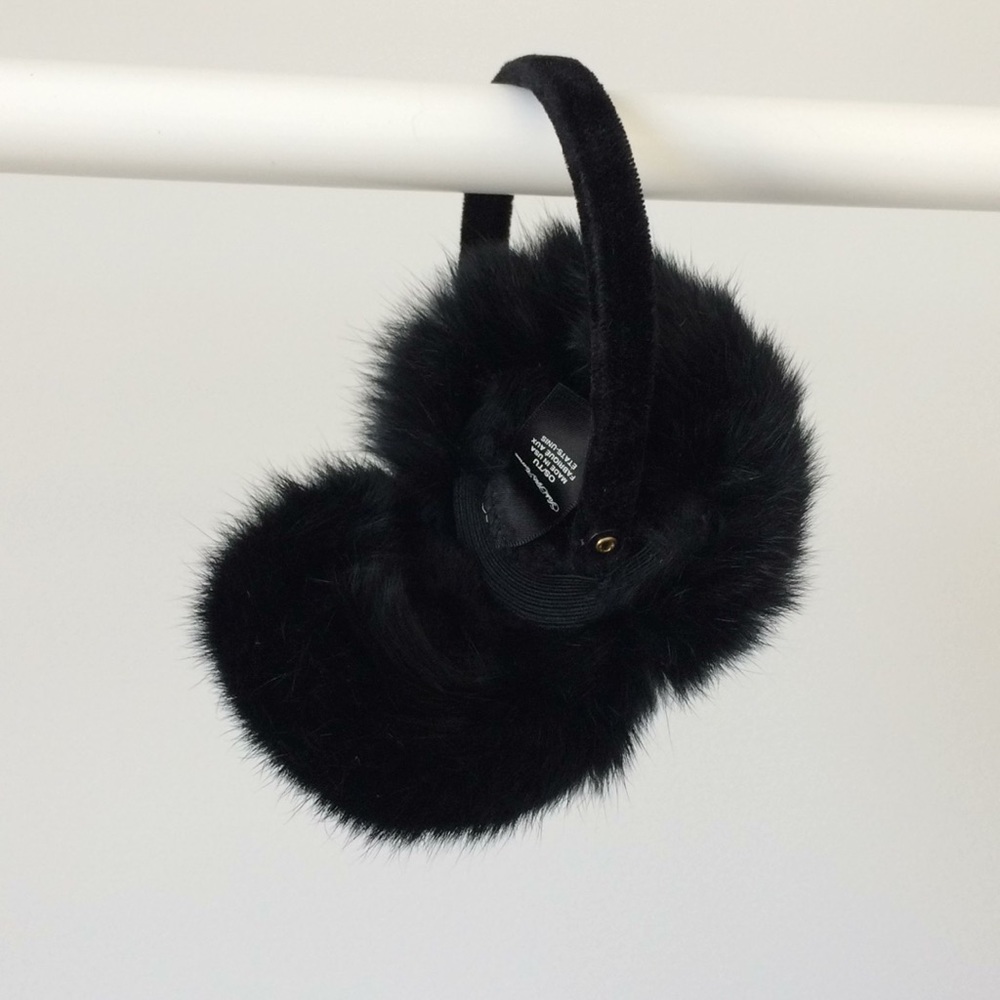 Saks fifth avenue rabbit fur ear muffs